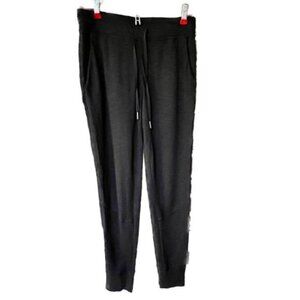 Lululemon Ready To Rulu Jogger Sz 4 Heathered black EUC